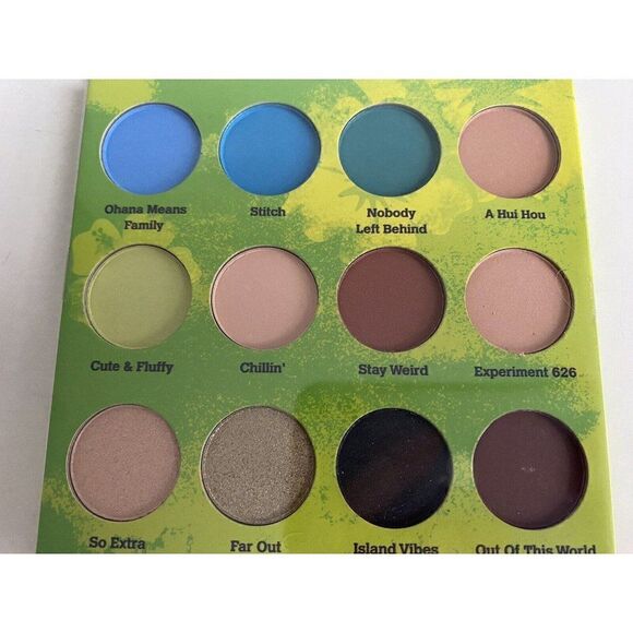Taste Beauty Disney Lilo Stitch Eyeshadow Palette Assorted Eye Shadow 12 Colors - Picture 8 of 11